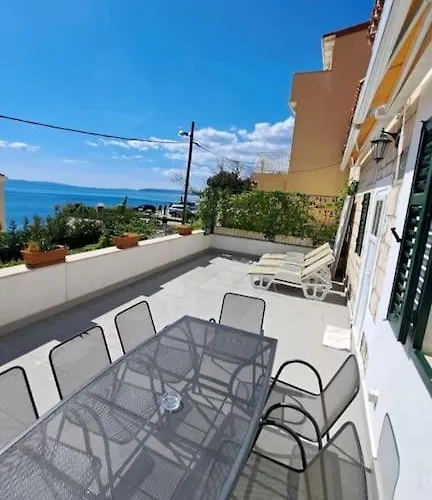 Mario-50m From The Beach,terrace With Sea View! アパート スプリト